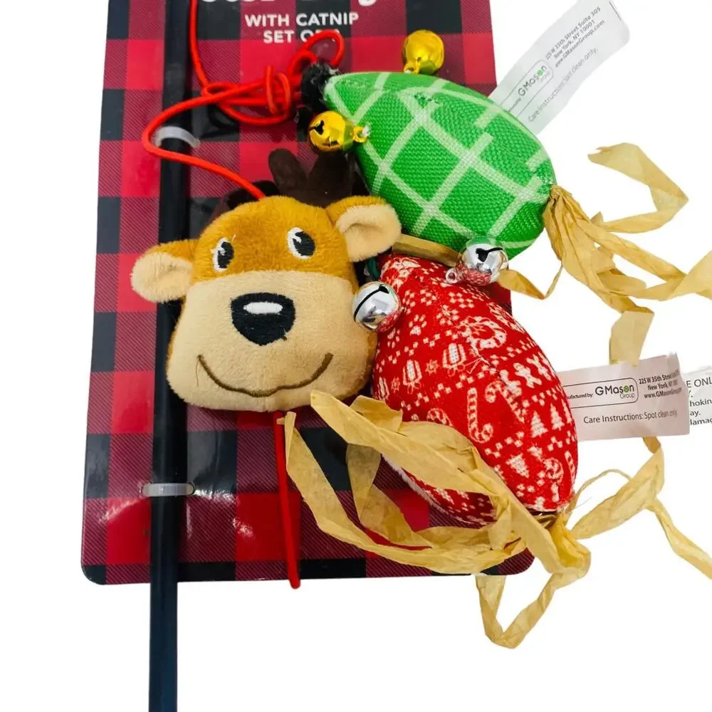 Meow Cat Toys with Catnip Set of 3 pet Toy